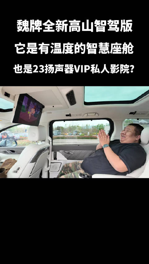 这年头，豪华MPV，要是没有彩电+大沙发，都不好意思出来混了…