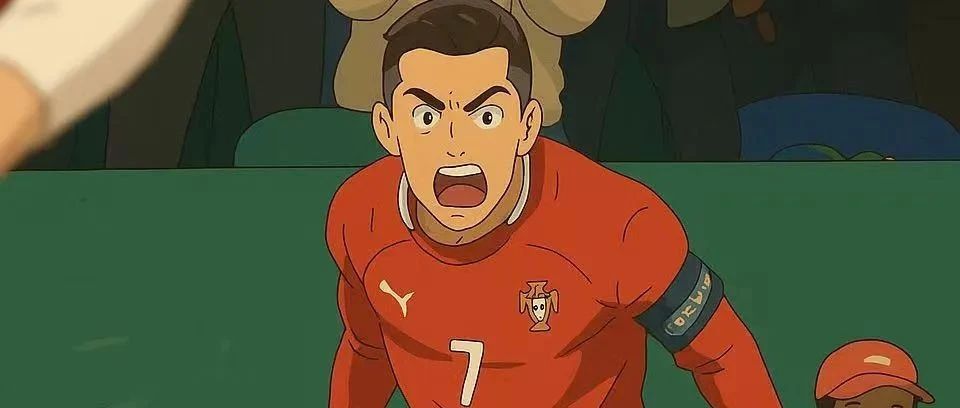 风靡外网！AI画风下的C罗图集......