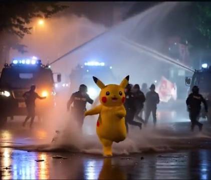 “皮卡丘”被逮捕引发外网热议：皮卡丘快跑呀