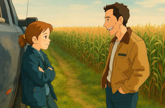 宫崎骏画风下的AI星际穿越梦