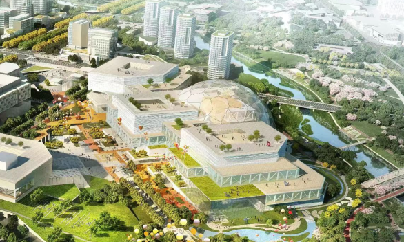 國家自然博物館新館在南中軸開建。豐台區供圖