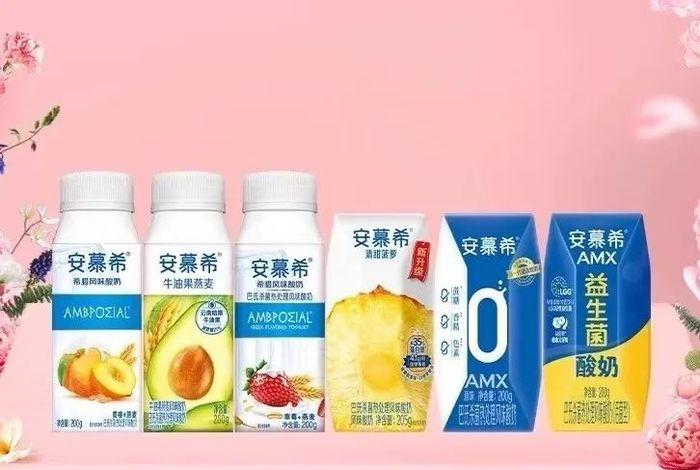 不同口味的安慕希;图片来源:天猫超市安慕希品牌馆