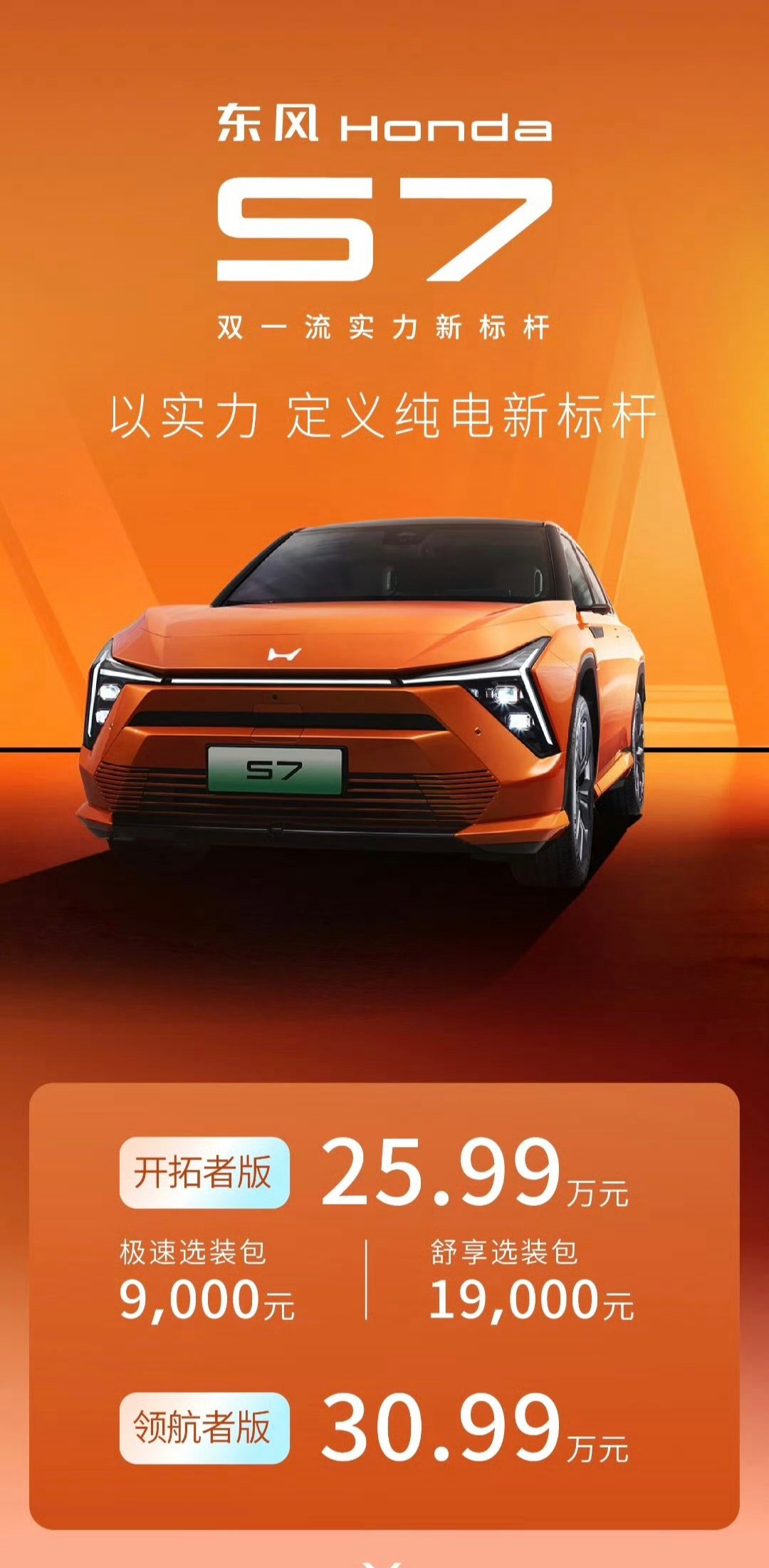 早！昨天一堆新车发布，广汽本田的P7 19.99W起杀入市场…