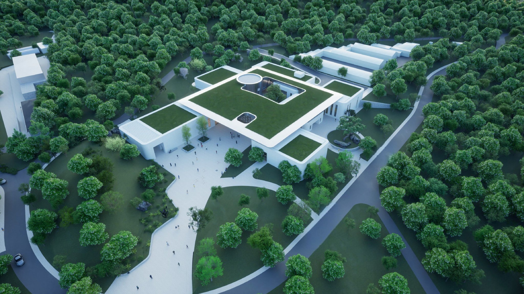 國家植物種質資源庫效果圖。國家植物園供圖