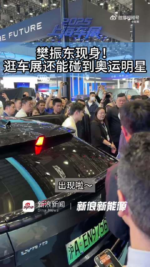樊振东现身上海车展