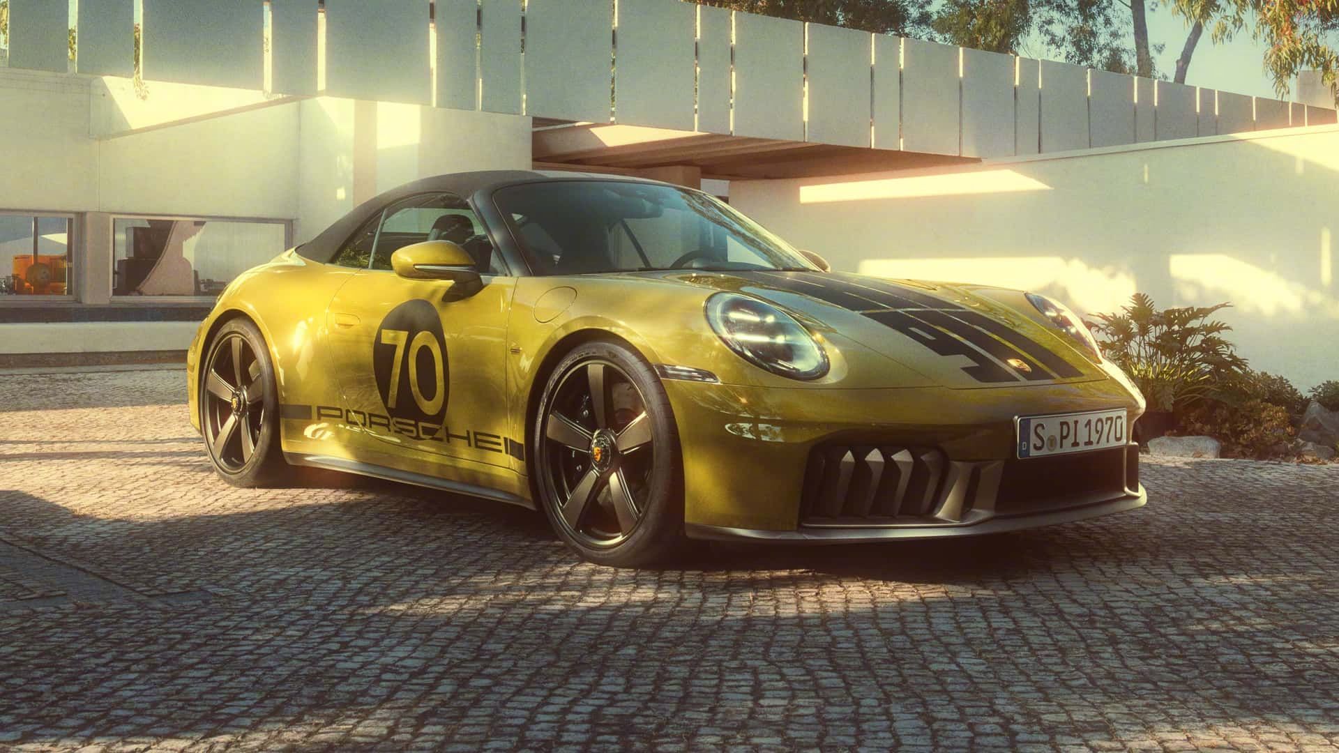 限量 1500 辆：保时捷911Spirit70超跑登场，Pasha 图案回归、541 马力