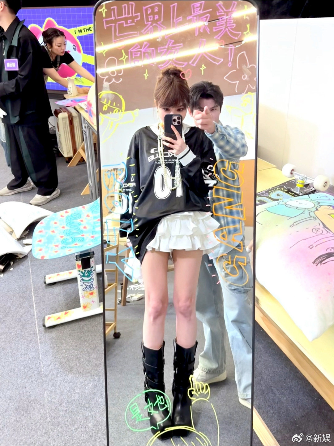 看得出周扬青跟何广智关系很好了，人生搭档就一个字：配！