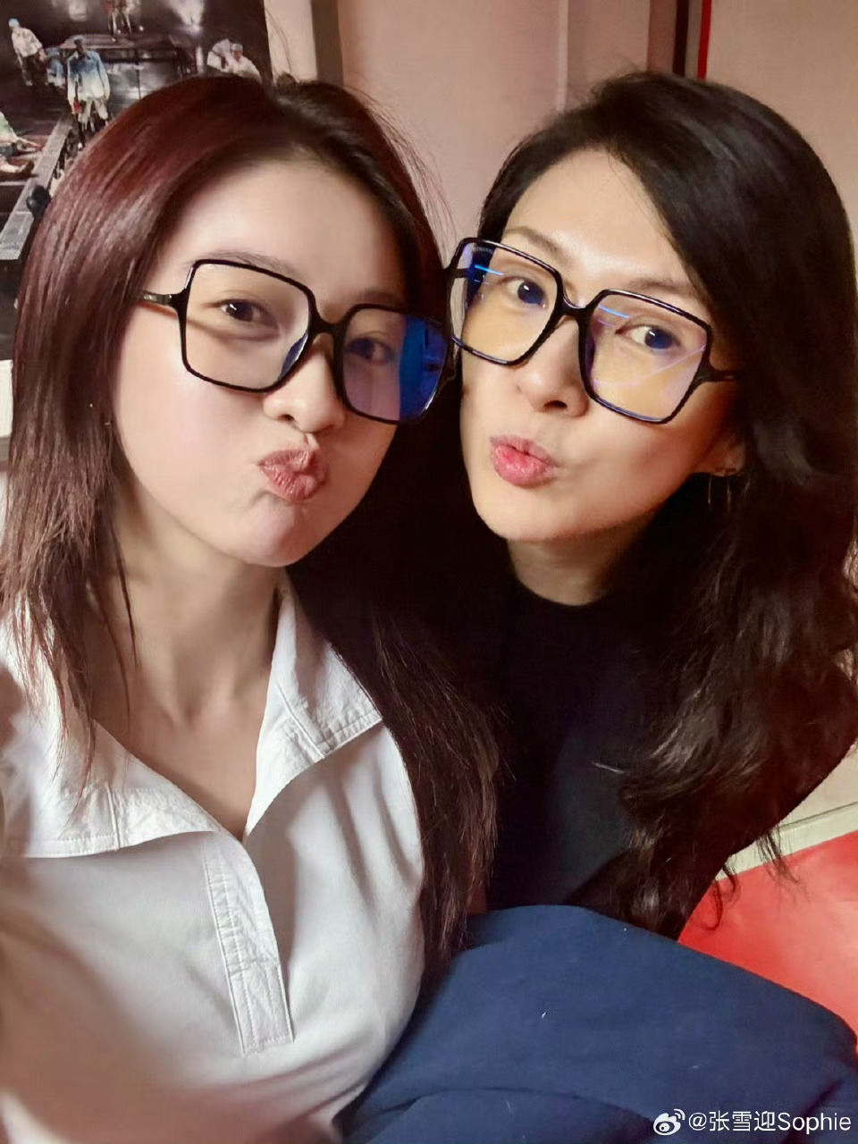 没想到章子怡和张雪迎关系这么好！