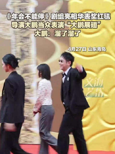 大鹏红毯又又又上演大鹏展翅