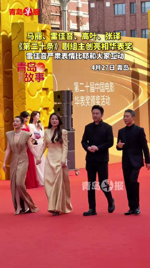 高叶 、@张译 等《第二十条》剧组主创亮相第二十届中国电影华表奖