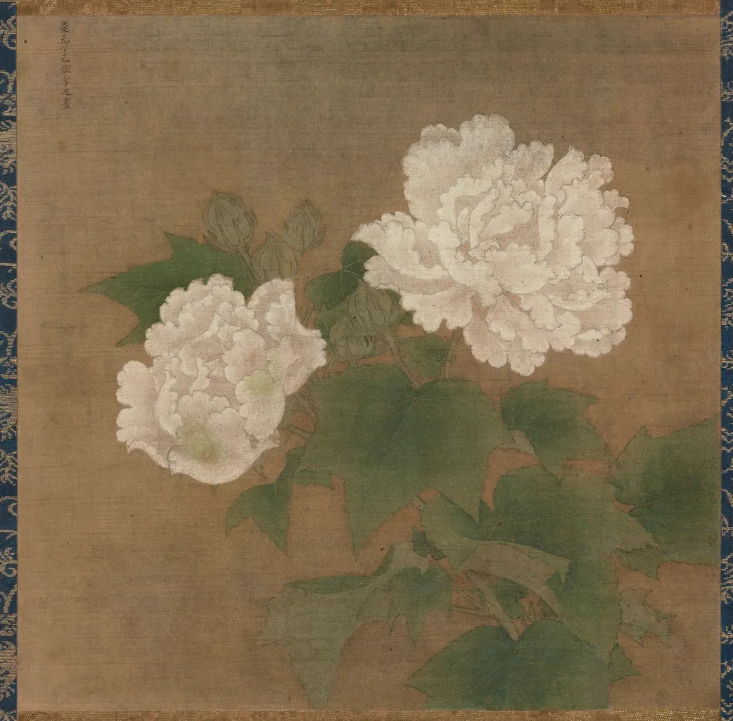 李迪 紅白芙蓉圖 南桑治·慶元3年(1197) 日本東京國立博物館藏 展出日期:4月26日-5月18日