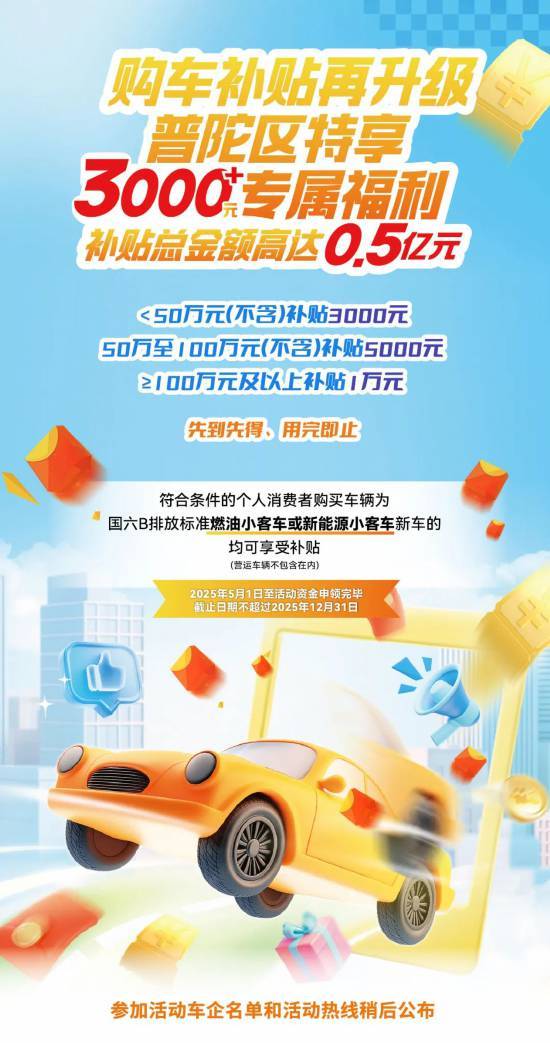 来上海看车展，到普陀享实惠！汽车品质消费嘉年华开启