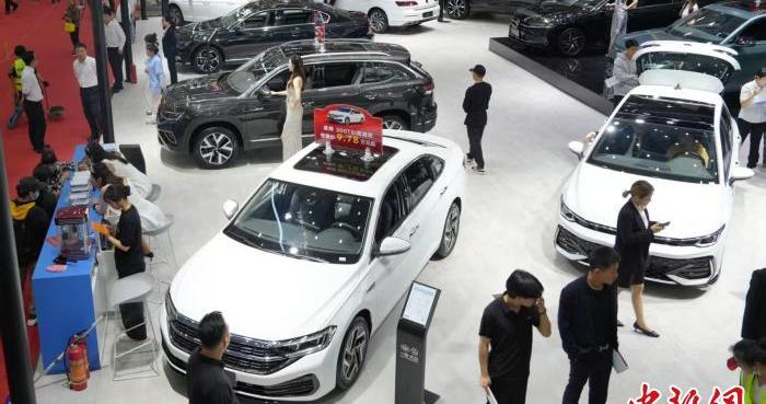 2025湖南汽车展览会开幕 新能源车参展比例再创新高