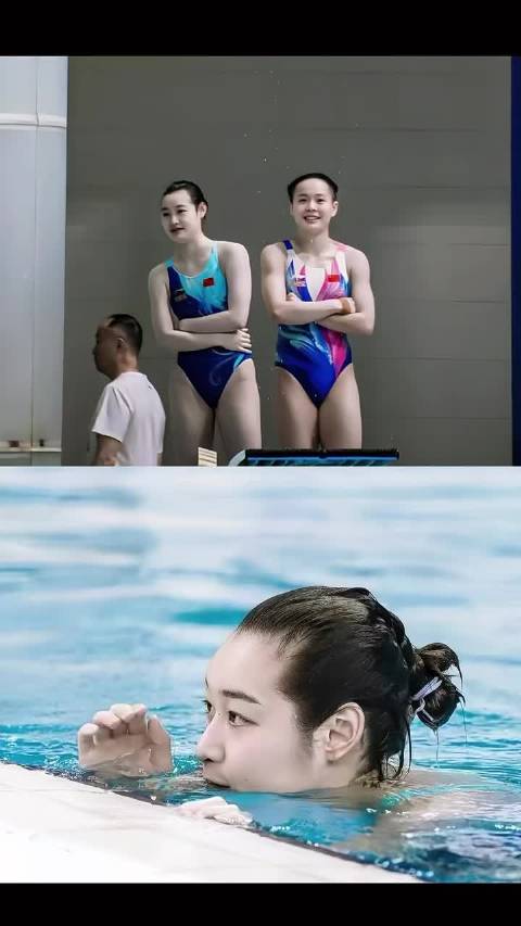 晒出了运动员们训练日的照片，大家都在认真备战！网友：@全红婵 人生照片+1！