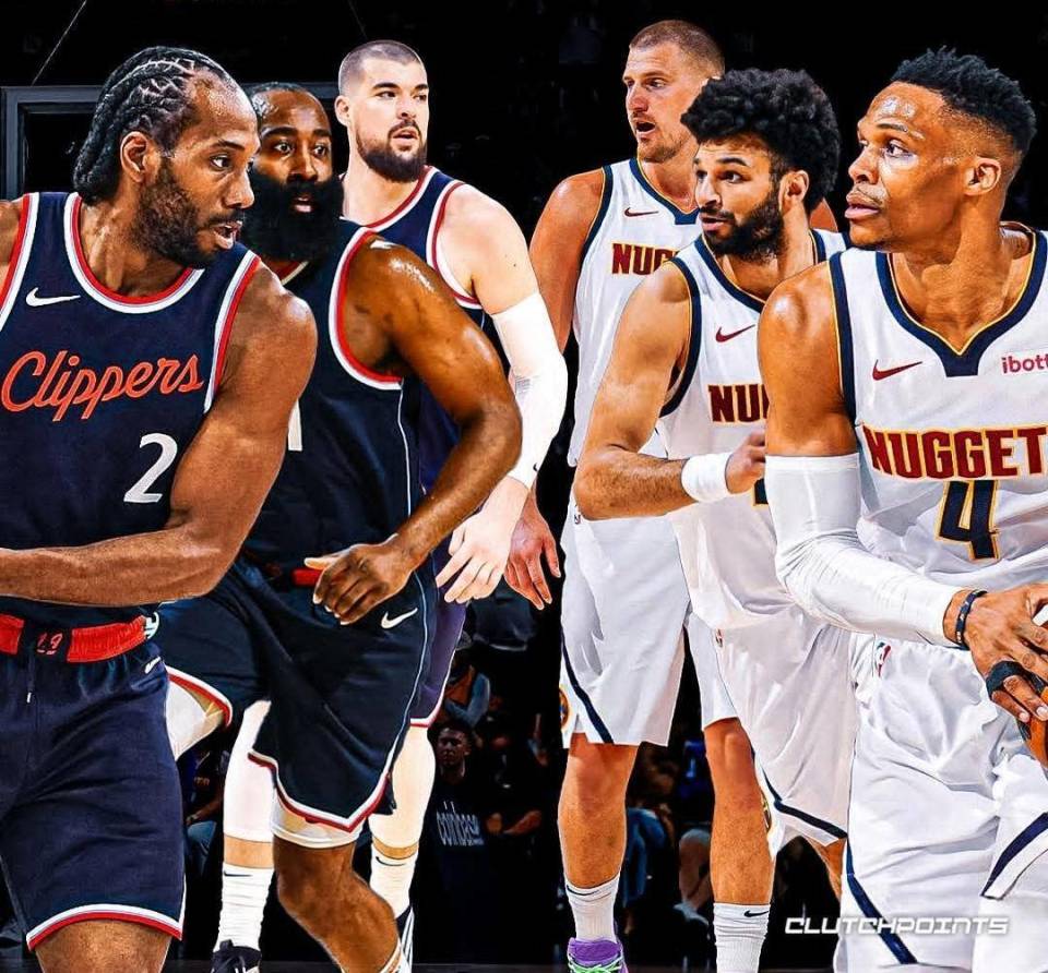 央视聚焦掘金快船抢七战，雷霆以逸待劳，哈登小卡先过约基奇再说