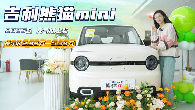 视频：预算5万内的纯电代步微型车 个性化“十足” 吉利熊猫mini选哪款？