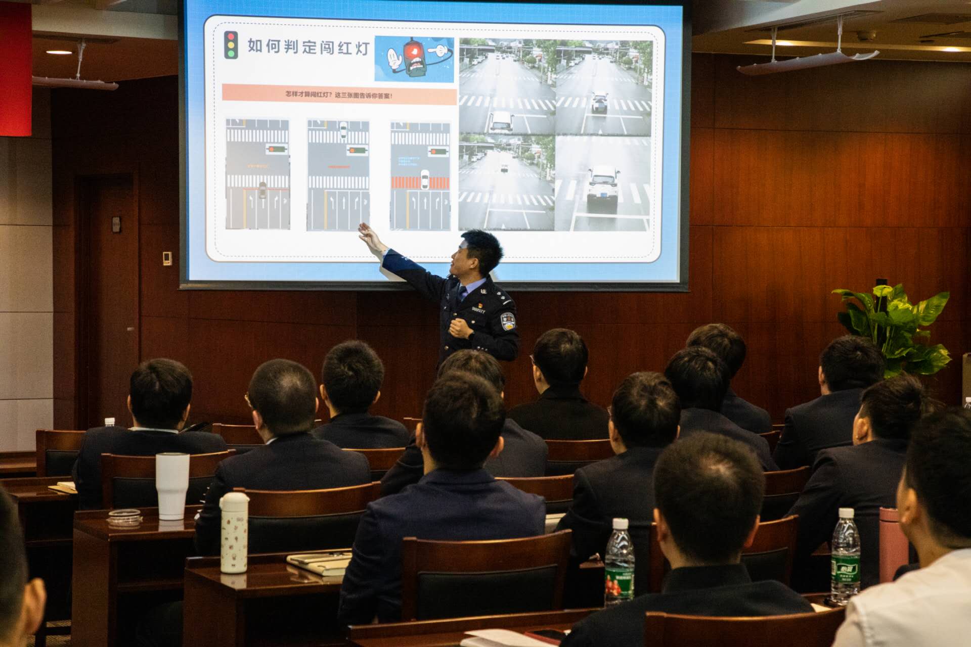 宣講現場。 圖源:首都機場公安局