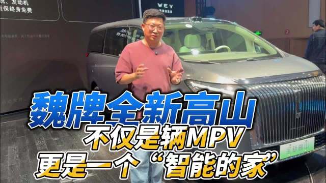 魏牌全新高山 不仅是辆MPV 更是一个“智能的家”