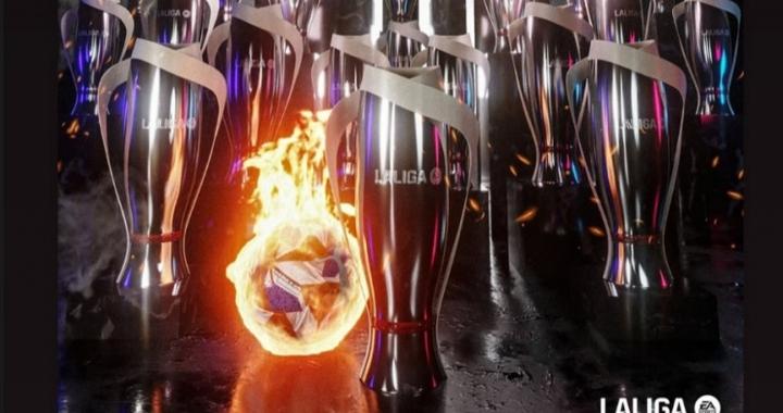 哈维转发巴萨夺冠海报：为这支球队感到骄傲，祝贺冠军们！