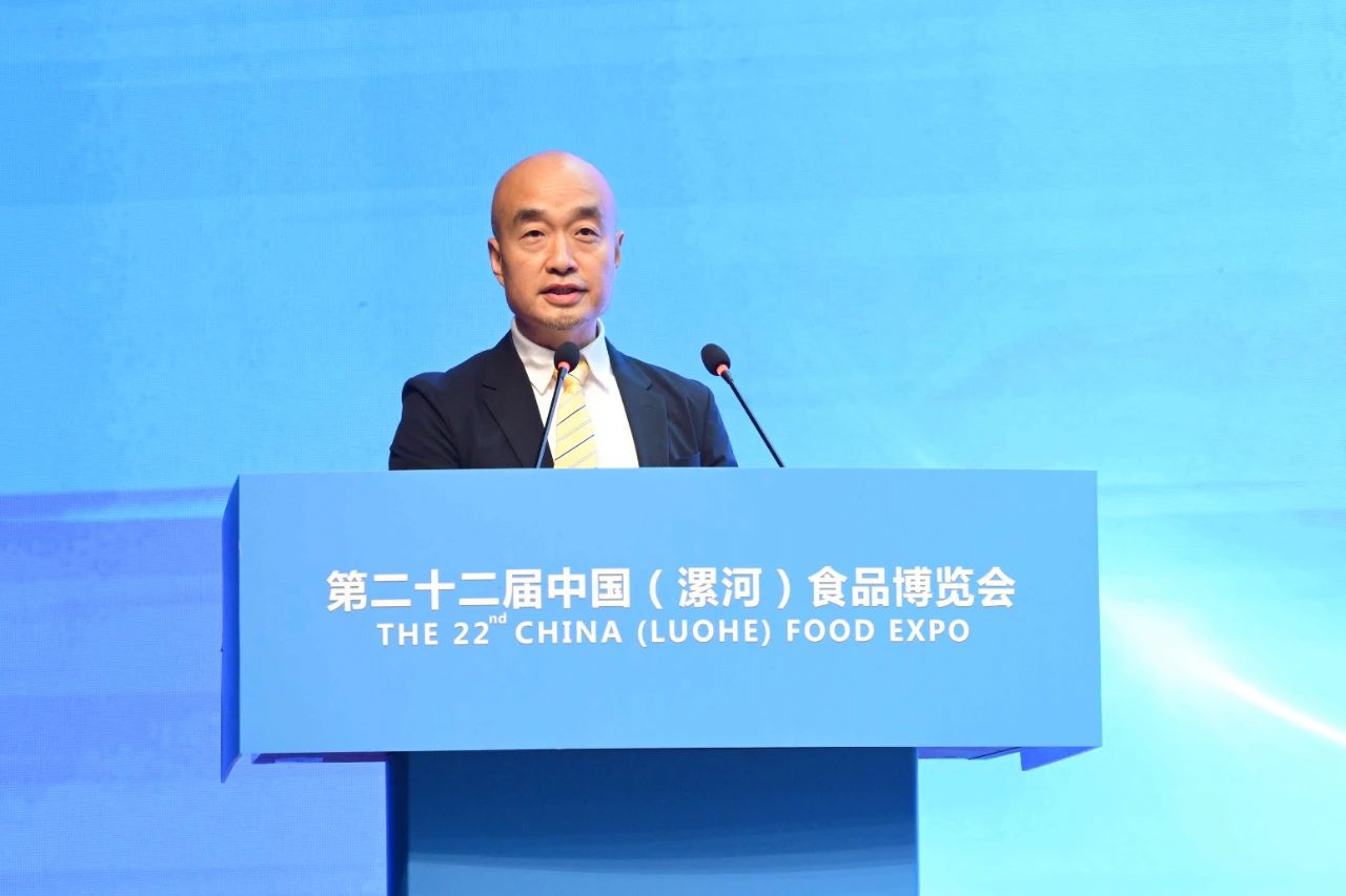雙彙發展董事長萬宏偉發言。 企業供圖