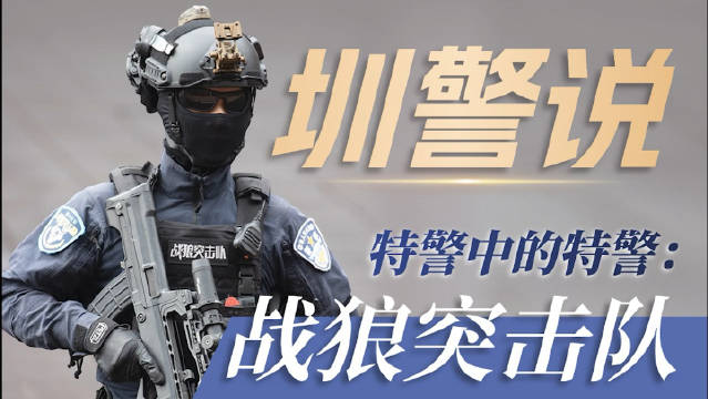 特警中的特警！ 深圳版战狼把安全感拉满了