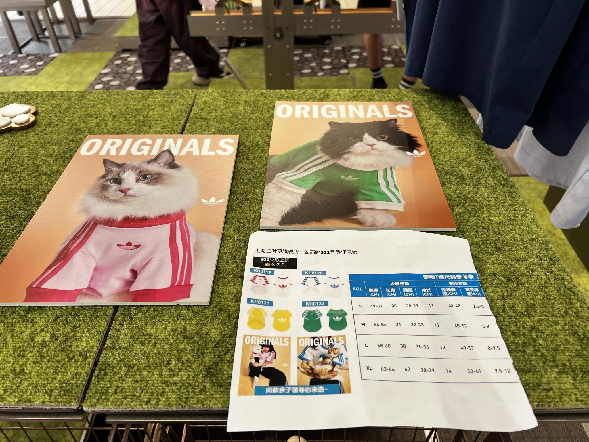 寵物衣服專櫃。新京報貝殼財經記者 俞金旻 攝