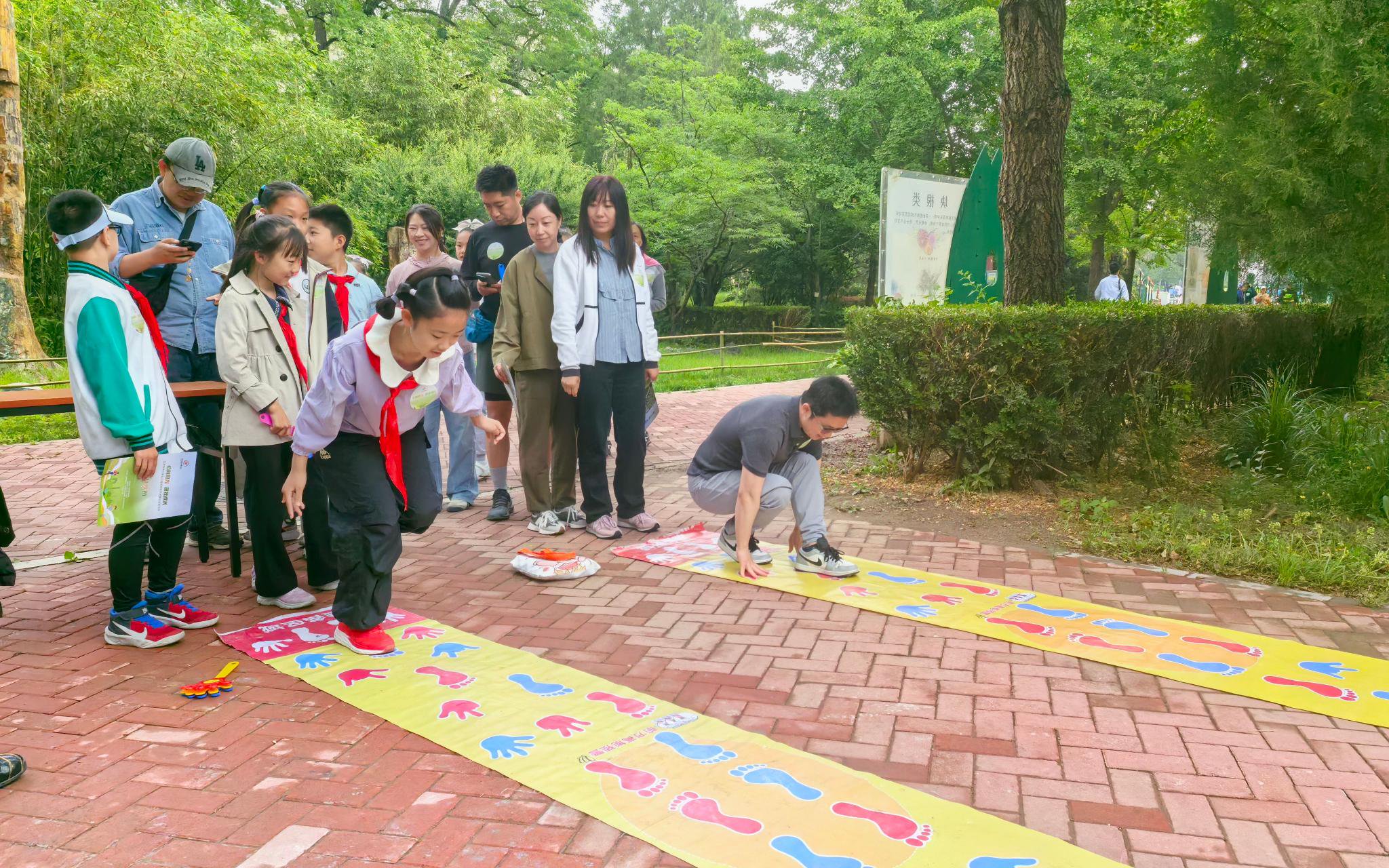 此次活動還設置了多種遊園活動。新京報記者 楊菲菲 攝