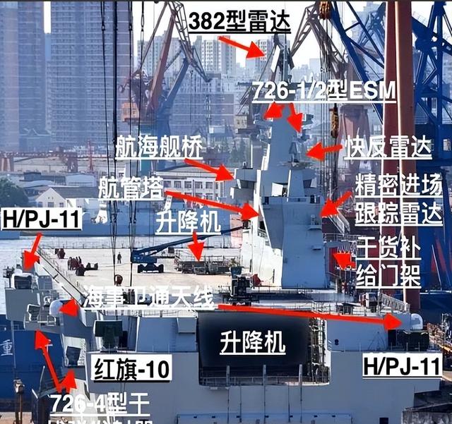 湖北省真痛失航母?075四号舰已刷舷号,中国“小平顶”还缺啥?