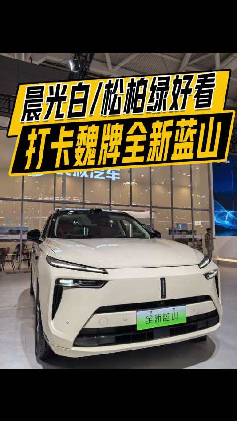 2025粤港澳大湾区车展长城展台亮相魏牌全新蓝山