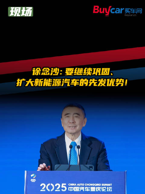 徐念沙：要继续巩固、扩大新能源汽车的先发优势！