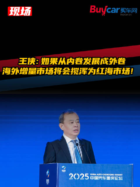 王侠：如果从内卷发展成外卷，海外增量市场将会搅浑为红海市场！