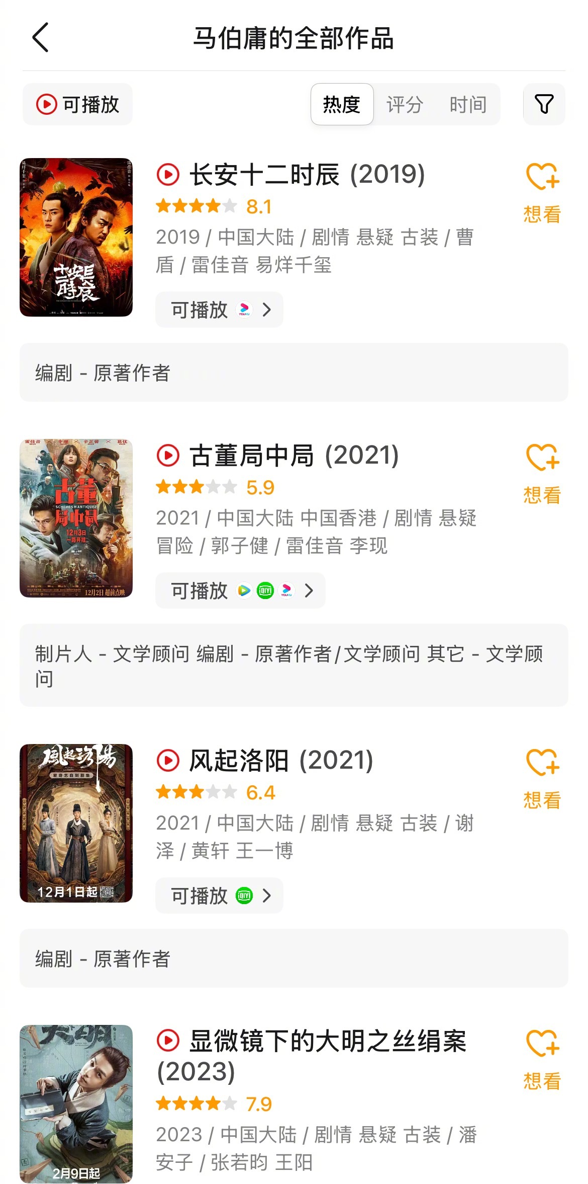 迄今为止，马伯庸的书影视化最火的是哪部？