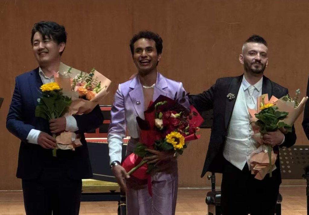 李梅里（左）、塞缪尔·马里诺（中）、菲利波·米内西亚（右） 摄影 王赟  