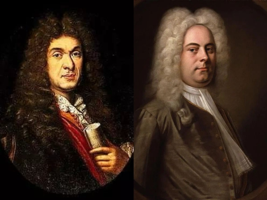 吕利（左）、亨德尔（右）