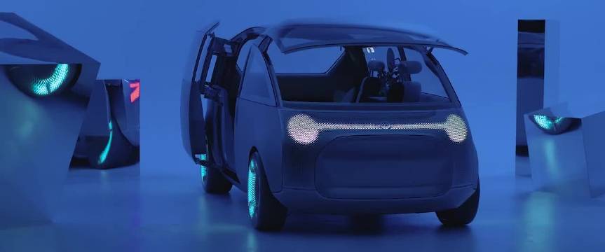 MINI Vision Urbanaut概念车侧滑门设计曝光，机构强度引关注