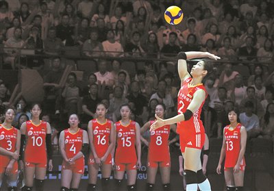 在北京 看到了新女排拼搏的样子