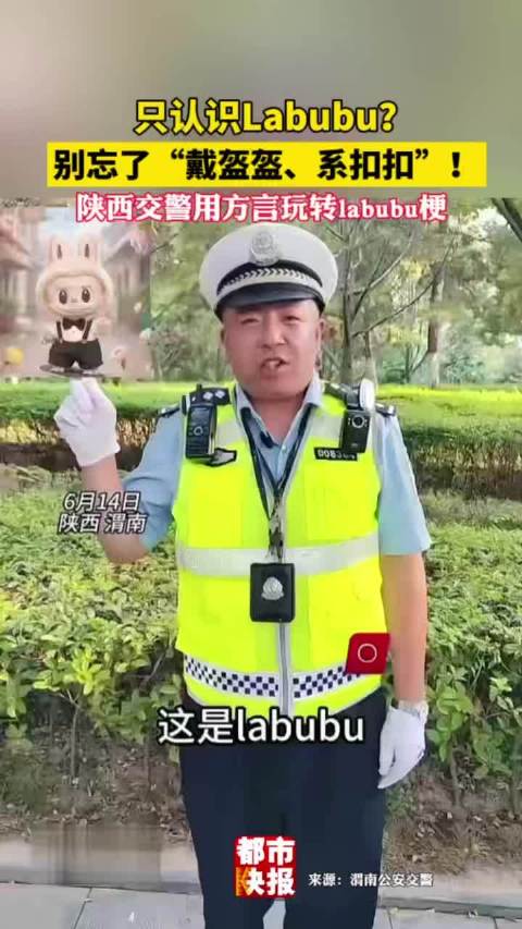 交警用方言玩转labubu梗