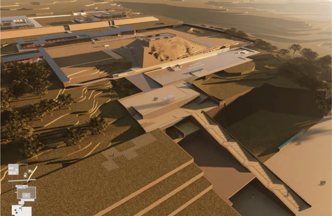 秦咸阳城六号宫殿效果图