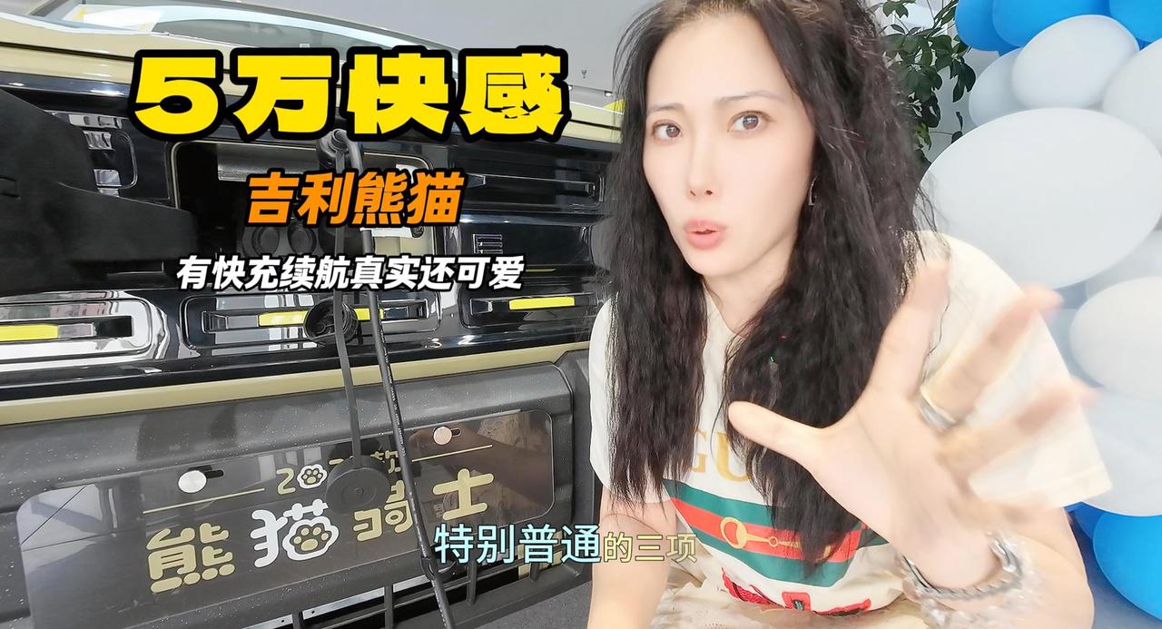 视频：5万花出20万的方盒子 有快充低成本 吉利熊猫放倒后排能躺人？