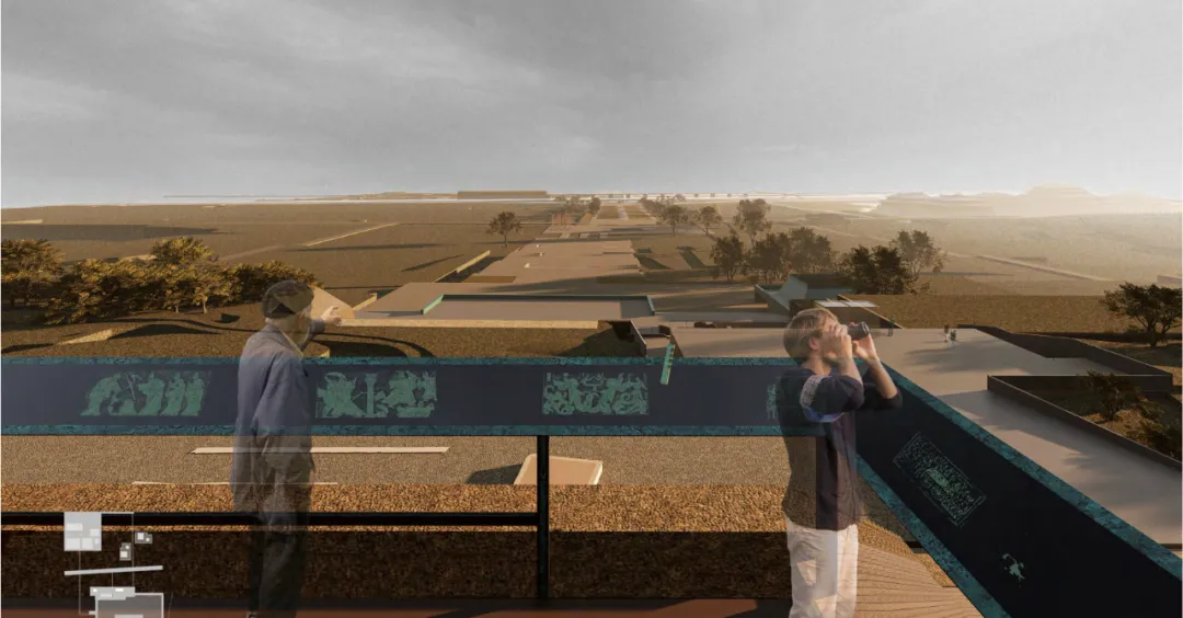 秦咸阳城六号宫殿效果图