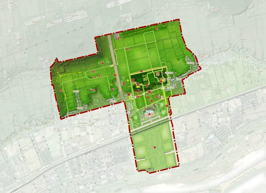 遗址公园示意图