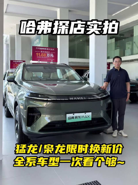哈弗全系车型实拍，猛龙、枭龙MAX等亮相