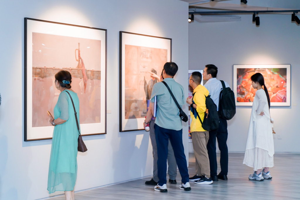 展览现场。