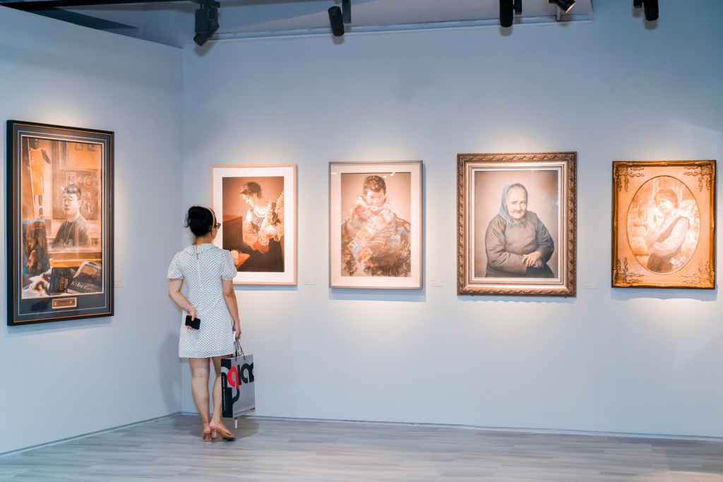 展览现场。