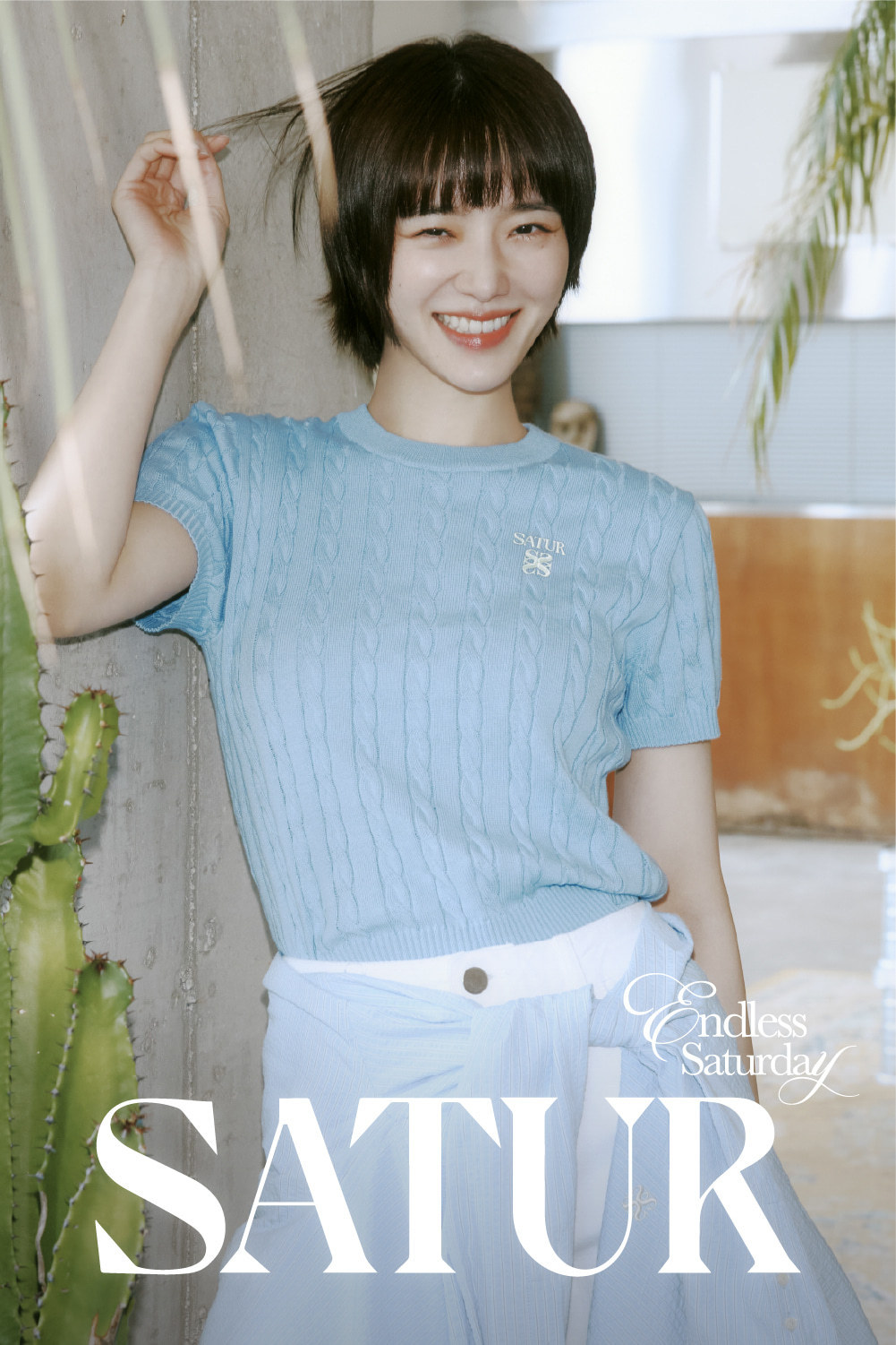 朴珪瑛代言品牌写真曝光，夏日穿搭清爽吸睛