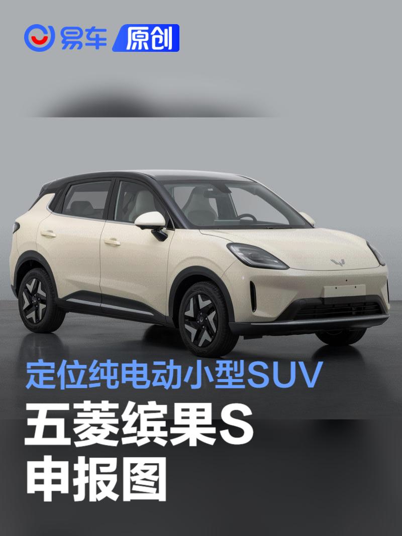 五菱缤果S申报图 定位纯电动小型SUV