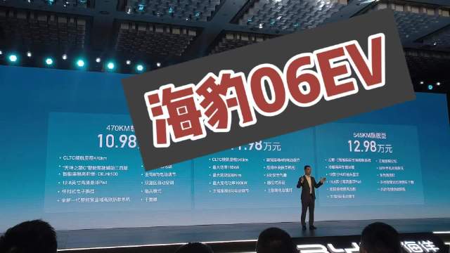 天神之眼C＋云辇C＋五连杆悬架，家用轿跑海豹06EV上市