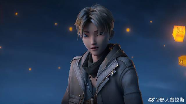 小白和灯笼怪打闹 小青见状，瞬间想起和小白之前回忆