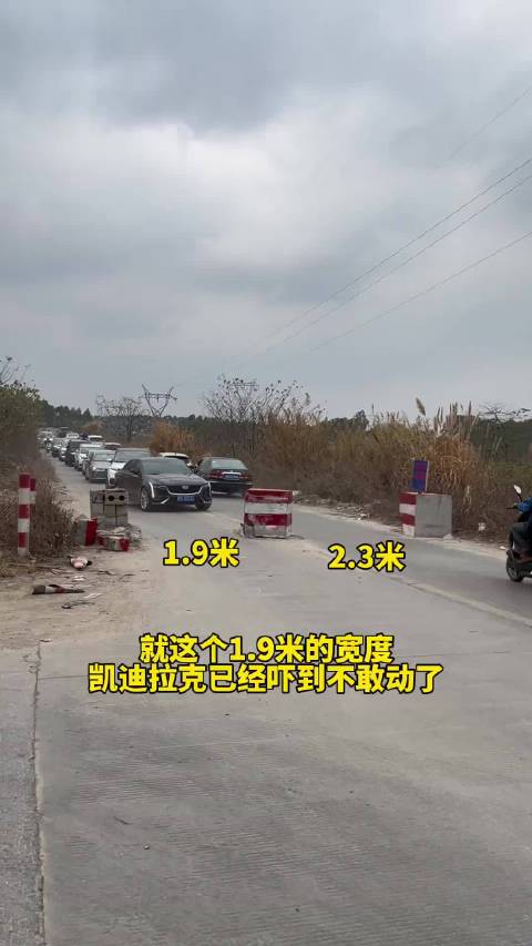 就这个1.9米的宽度凯迪拉克CT5车主已经吓到不敢动了