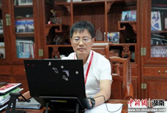 三诺生物传感股份有限公司董事长李少波。 刘曼 摄